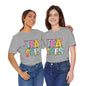 5th Grade Teacher T-Shirt — Colorful Floral "Tea Cher" School Staff Gift