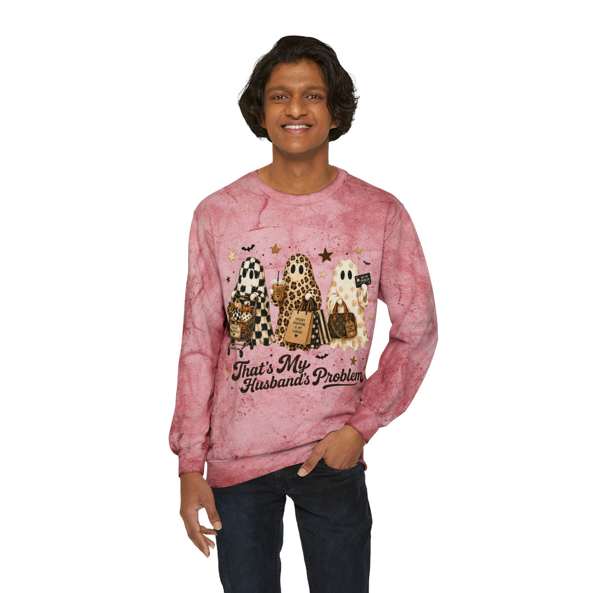 That’s My Husband’s Problem Ghosts Crewneck Sweatshirt