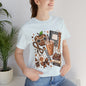 Teacher Cozy Coffee T-Shirt — Teach Inspire Love Illustration
