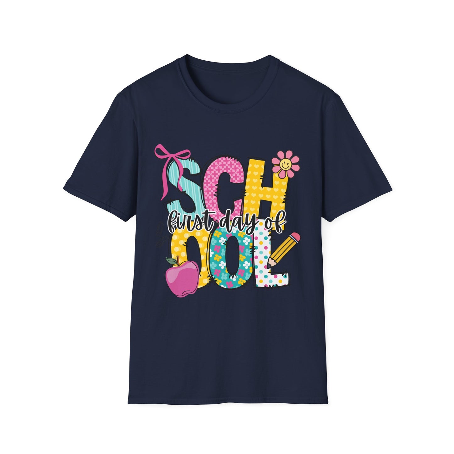 School Mom T‑Shirt — Cute Colorful "School Mom" Back-to-School Tee