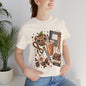 Teacher Cozy Coffee T-Shirt — Teach Inspire Love Illustration