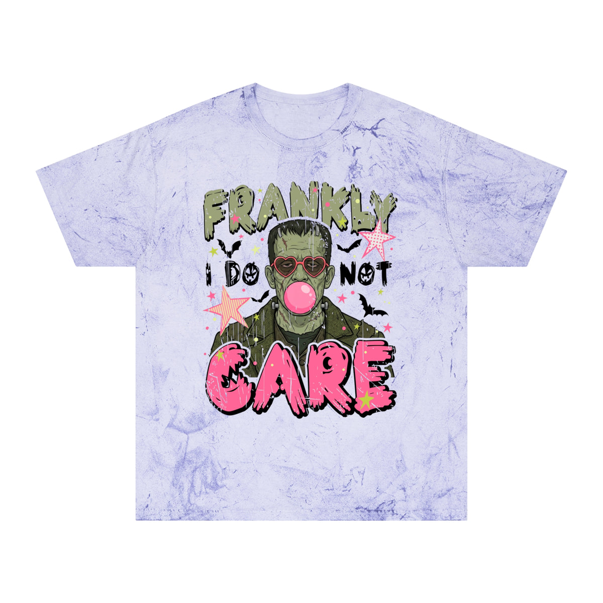 Frankly I Do Not Care Graphic Tee — Vintage Monster Bubblegum Shirt