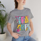 Kindergarten Teacher T‑Shirt – Cute Floral 'Kindergarten Teacher' Graphic Tee