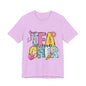 1st Grade Teacher T‑Shirt – 'Tea Cher' Cute School Staff Gift