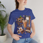 Teacher Cozy Coffee T-Shirt — Teach Inspire Love Illustration
