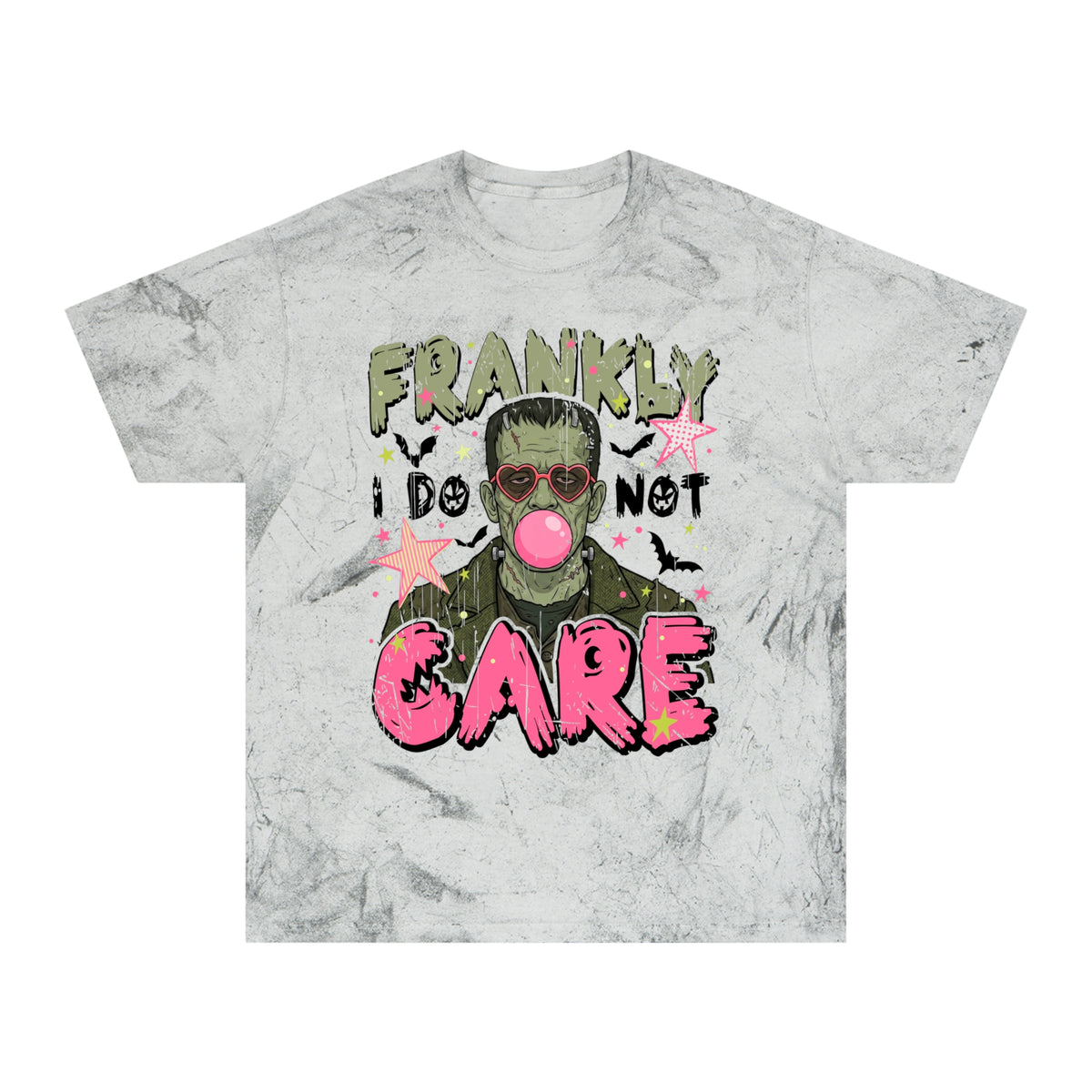 Frankly I Do Not Care Graphic Tee — Vintage Monster Bubblegum Shirt