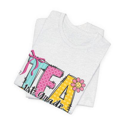 1st Grade Teacher T‑Shirt – 'Tea Cher' Cute School Staff Gift