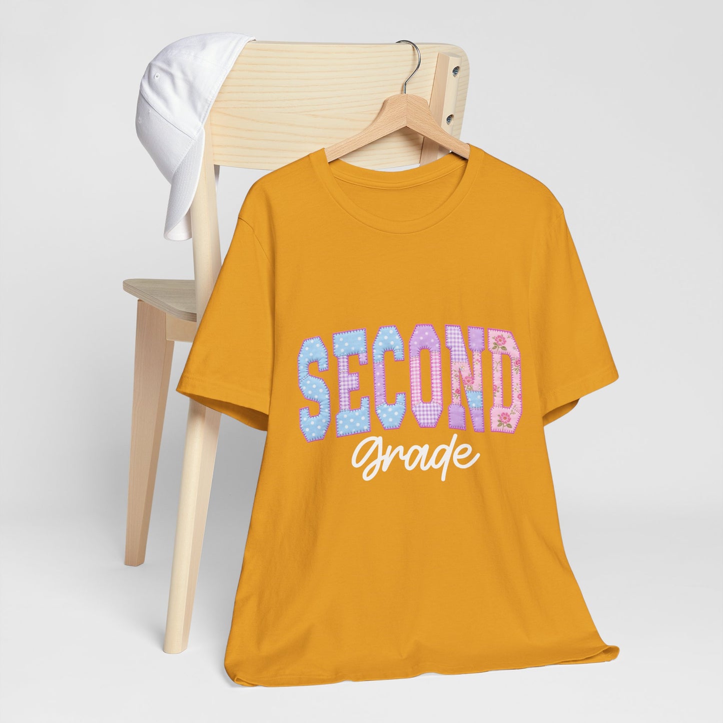 Second Grade Tee — Cute Pastel Back-to-School Shirt for Teachers & Students