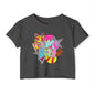 Game Day Crop Top — Colorful Softball & Baseball Festival Tee