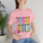 Kindergarten Teacher T‑Shirt – Cute Floral 'Kindergarten Teacher' Graphic Tee