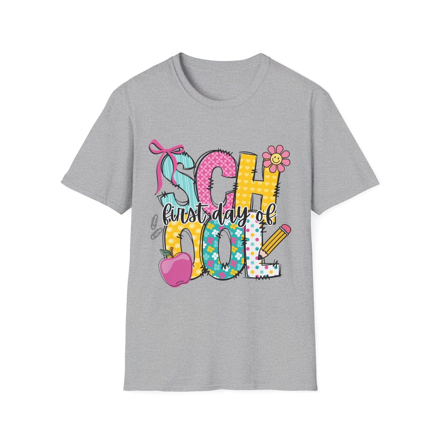 School Mom T‑Shirt — Cute Colorful "School Mom" Back-to-School Tee
