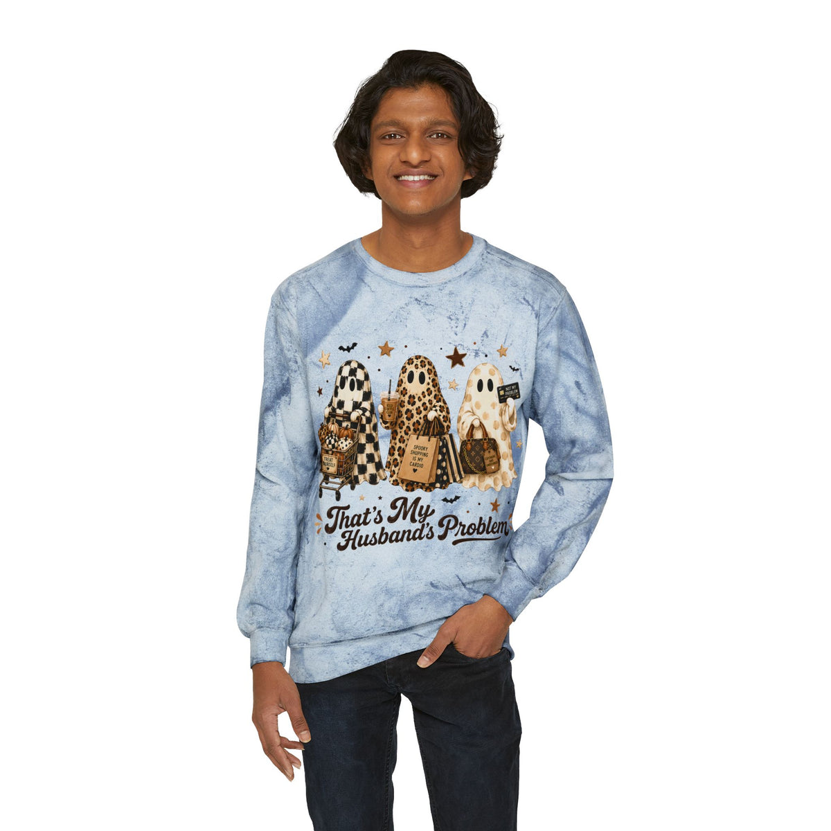 That’s My Husband’s Problem Ghosts Crewneck Sweatshirt