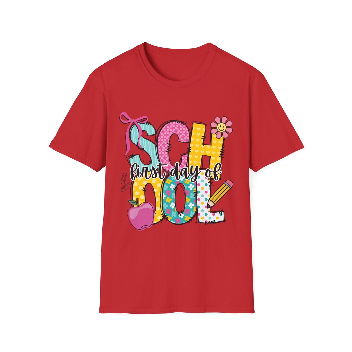 School Mom T‑Shirt — Cute Colorful "School Mom" Back-to-School Tee