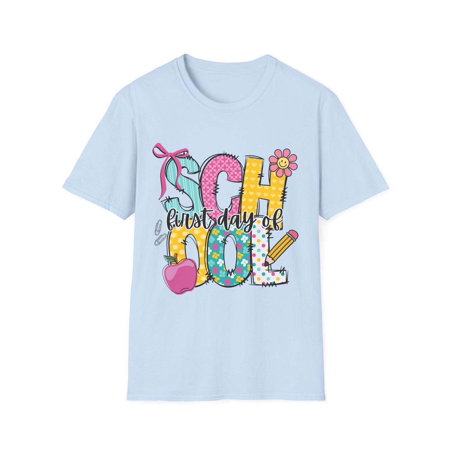 School Mom T‑Shirt — Cute Colorful "School Mom" Back-to-School Tee