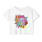 Game Day Crop Top — Colorful Softball & Baseball Festival Tee