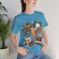 Teacher Cozy Coffee T-Shirt — Teach Inspire Love Illustration