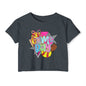 Game Day Crop Top — Colorful Softball & Baseball Festival Tee