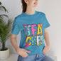 Kindergarten Teacher T‑Shirt – Cute Floral 'Kindergarten Teacher' Graphic Tee