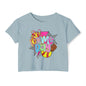 Game Day Crop Top — Colorful Softball & Baseball Festival Tee