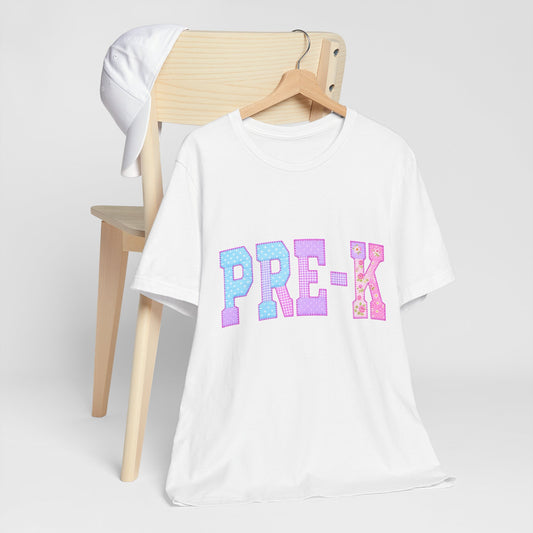 PRE-K Kids T‑Shirt — Cute Pastel Preschool Shirt for Back-to-School & Graduation