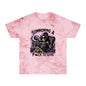Summoning a F*ck to Give Tie-Dye T-Shirt — Gothic Skeleton Witch Graphic