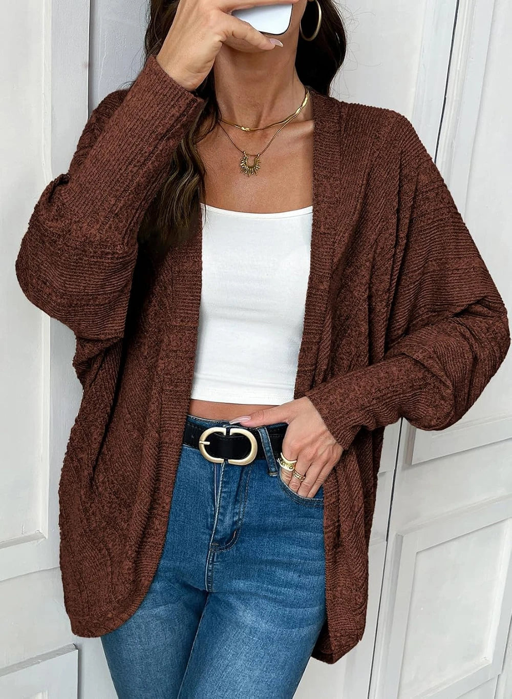 Oversized Boho Cardigan Sweater