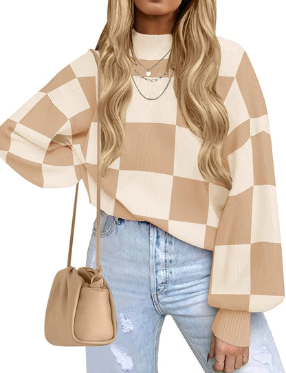Zesica Oversized Turtleneck Sweater