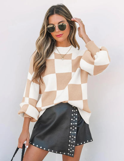 Zesica Oversized Turtleneck Sweater