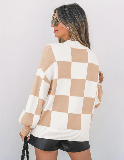 Zesica Oversized Turtleneck Sweater