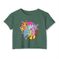 Game Day Crop Top — Colorful Softball & Baseball Festival Tee