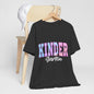 Kindergarten T-Shirt - Pastel Polka Dot "KINDERgarten" Back-to-School Tee for Kids