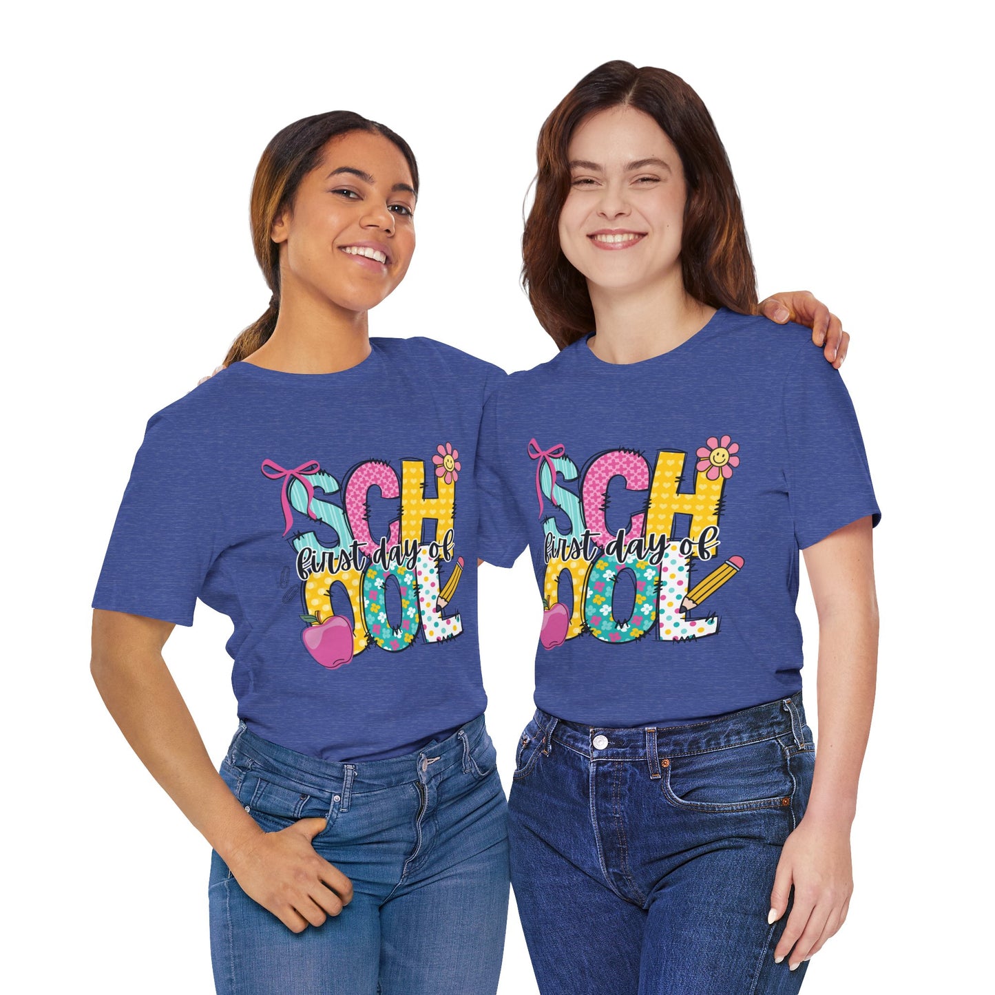 First Day of School T-Shirt — Colorful Kids Back-to-School Tee