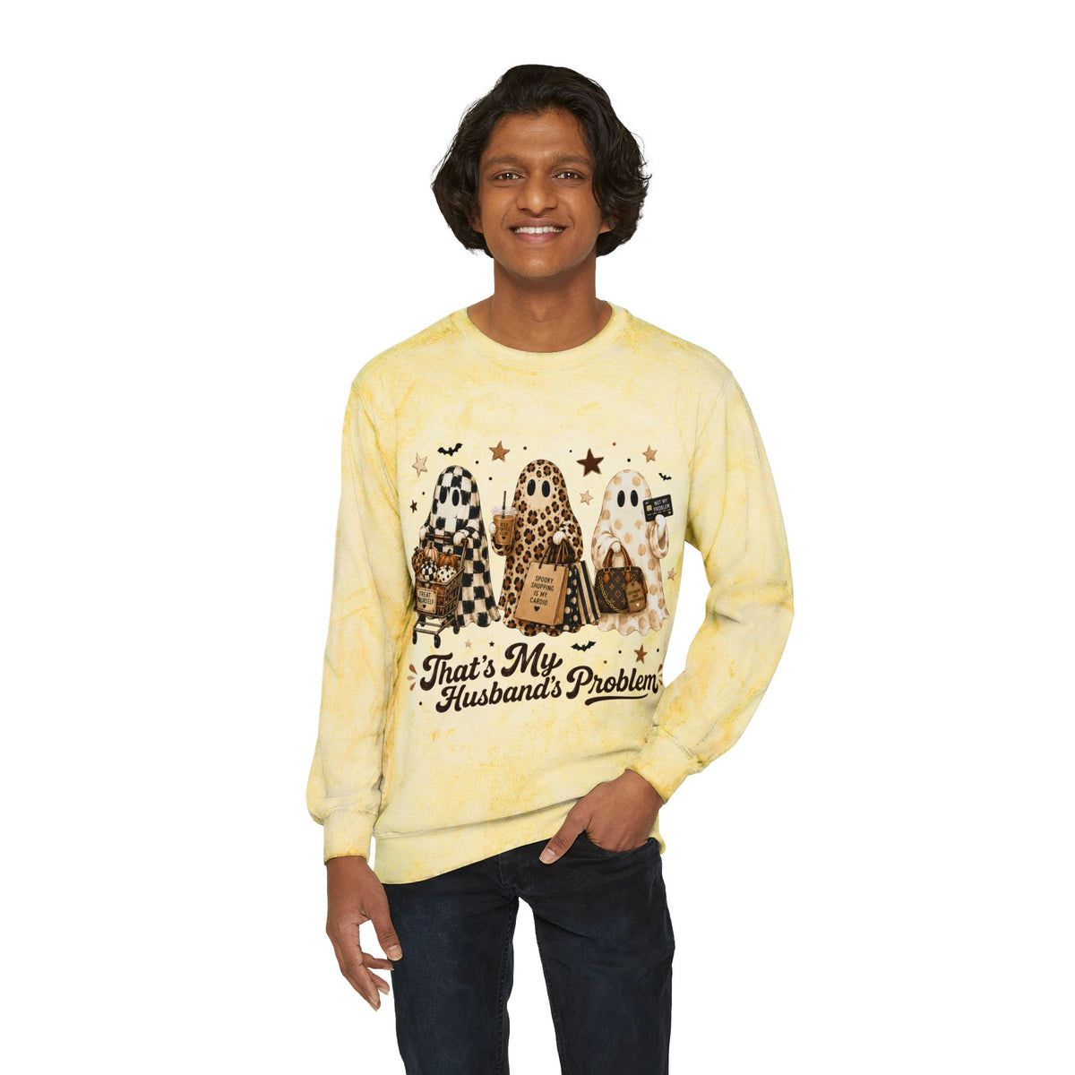 That’s My Husband’s Problem Ghosts Crewneck Sweatshirt