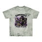 Summoning a F*ck to Give Tie-Dye T-Shirt — Gothic Skeleton Witch Graphic