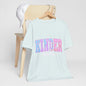 Kindergarten T-Shirt - Pastel Polka Dot "KINDERgarten" Back-to-School Tee for Kids