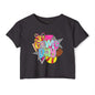 Game Day Crop Top — Colorful Softball & Baseball Festival Tee