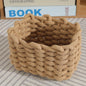 Handmade Cotton Rope Storage Sundries Clothing Cosmetic Organizer Book Toy Desktop Storages Nordic Style Home Decor