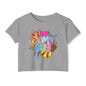Game Day Crop Top — Colorful Softball & Baseball Festival Tee
