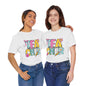 5th Grade Teacher T-Shirt — Colorful Floral "Tea Cher" School Staff Gift