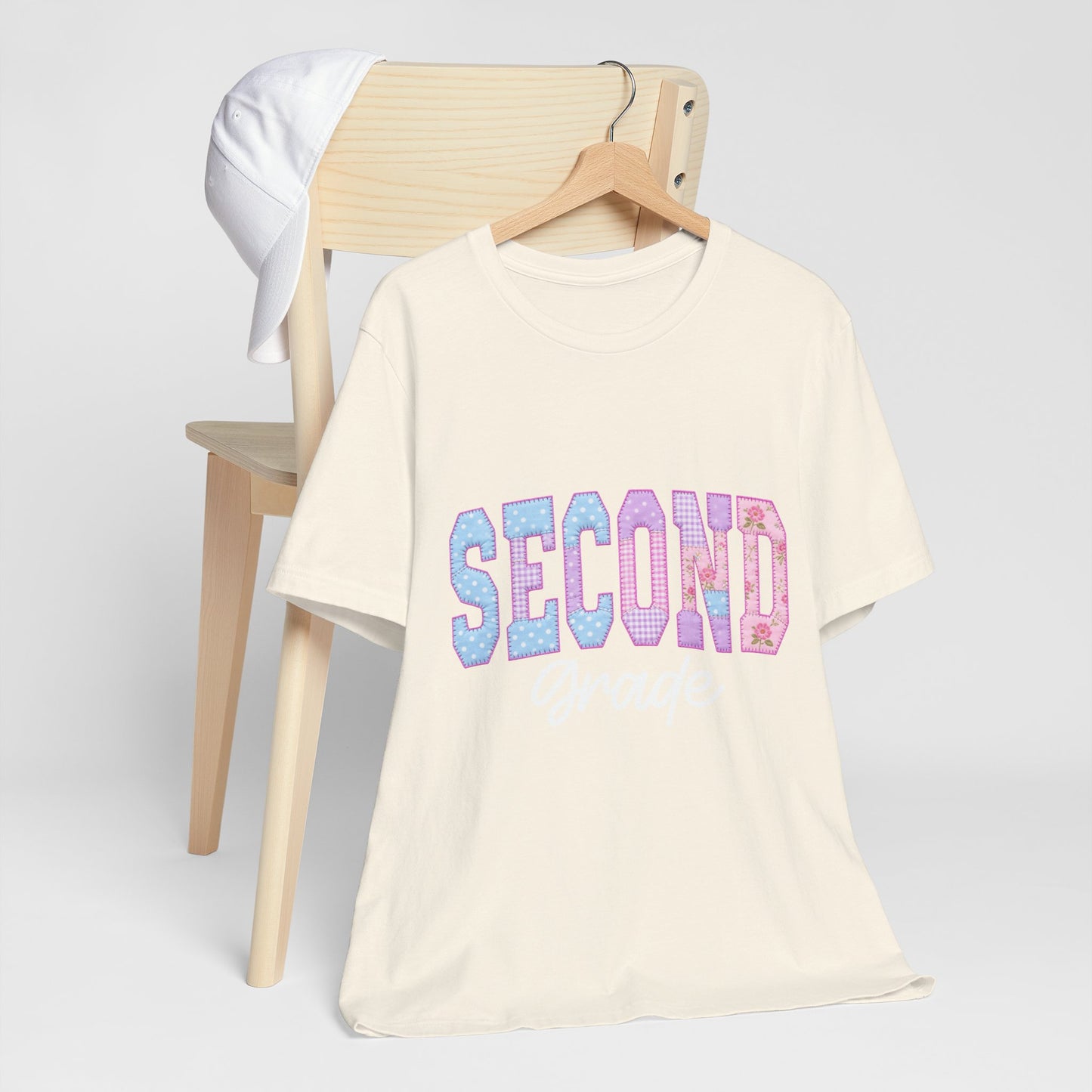Second Grade Tee — Cute Pastel Back-to-School Shirt for Teachers & Students