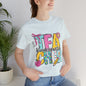 Kindergarten Teacher T‑Shirt – Cute Floral 'Kindergarten Teacher' Graphic Tee
