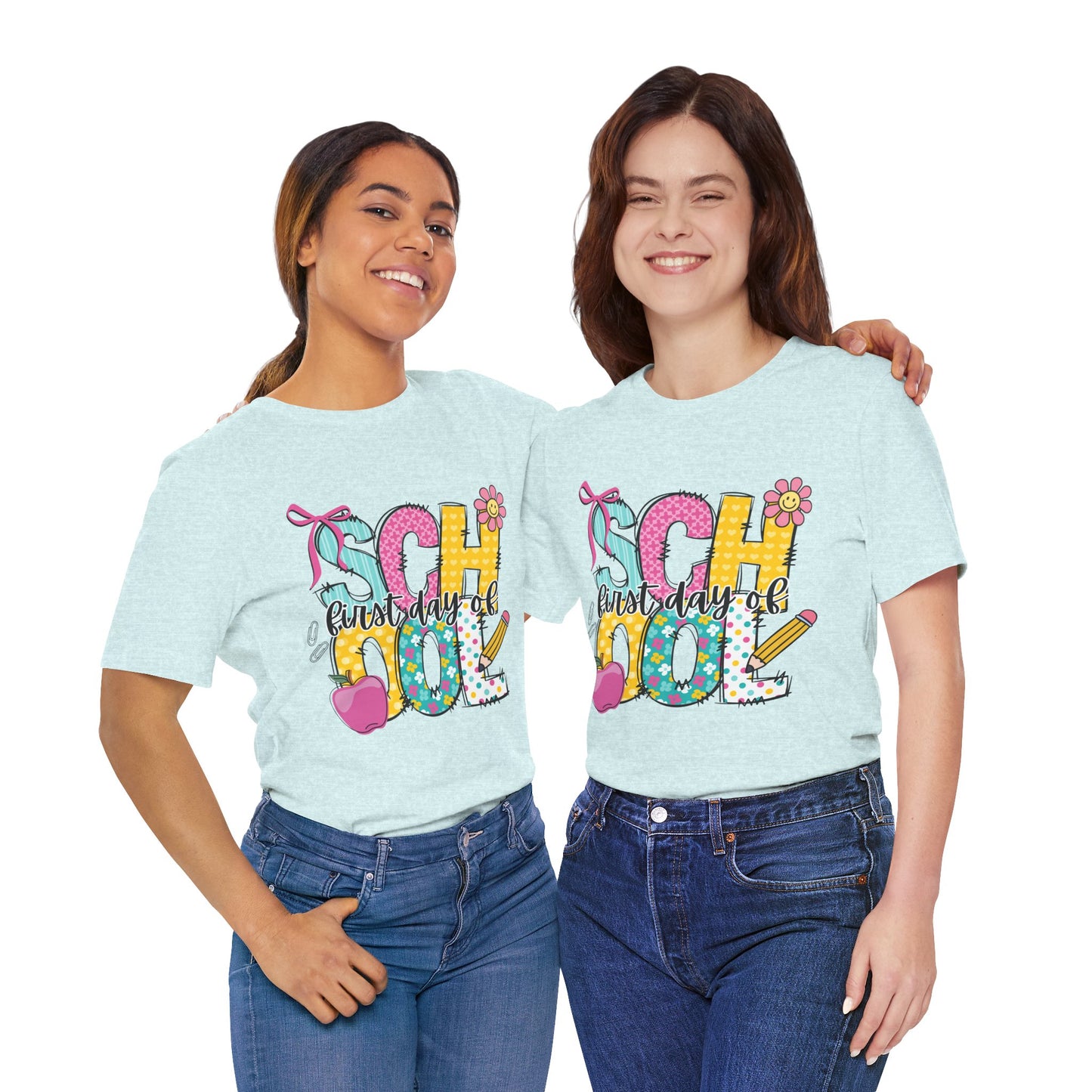 First Day of School T-Shirt — Colorful Kids Back-to-School Tee