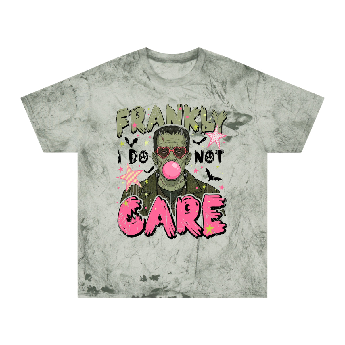 Frankly I Do Not Care Graphic Tee — Vintage Monster Bubblegum Shirt