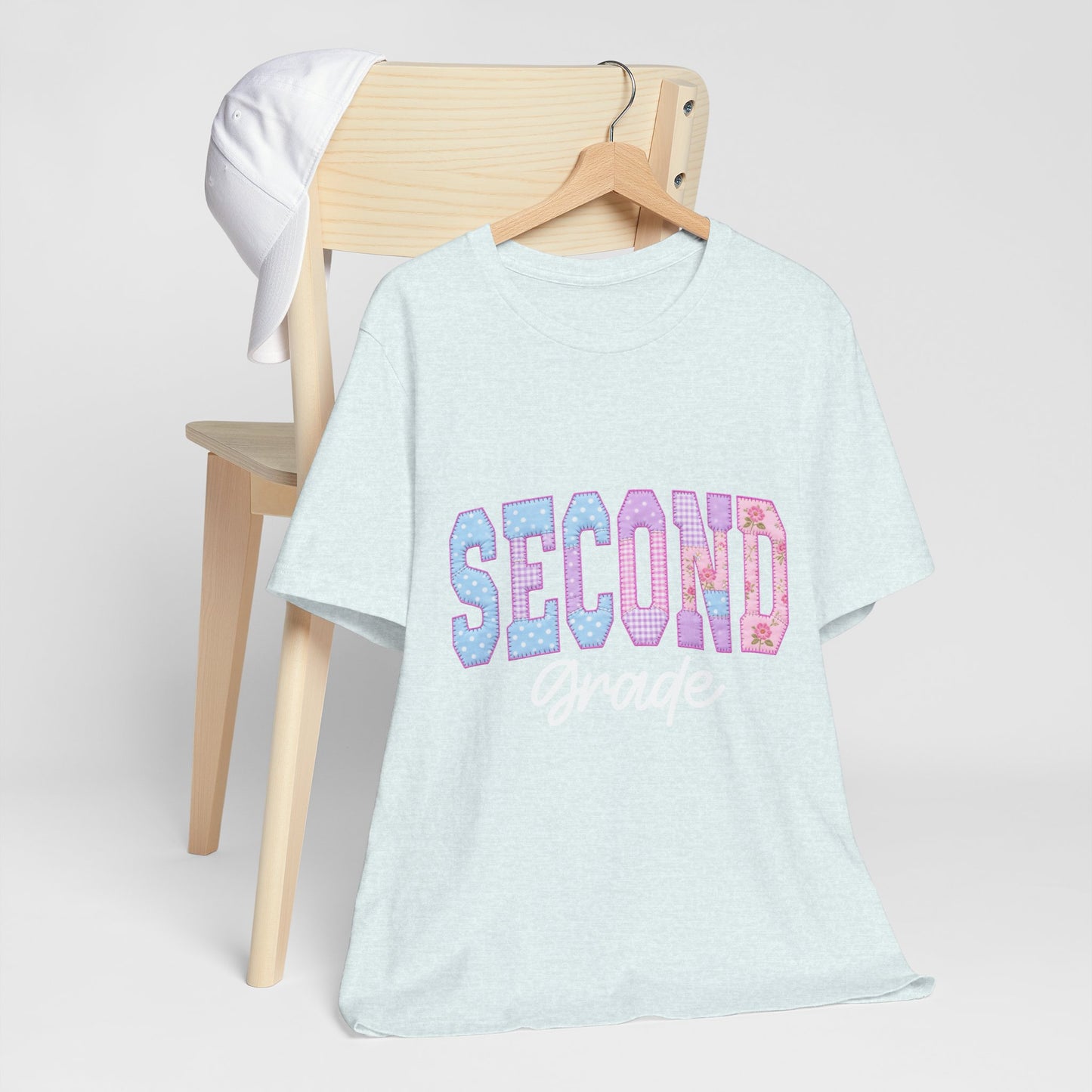 Second Grade Tee — Cute Pastel Back-to-School Shirt for Teachers & Students
