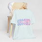 Second Grade Tee — Cute Pastel Back-to-School Shirt for Teachers & Students