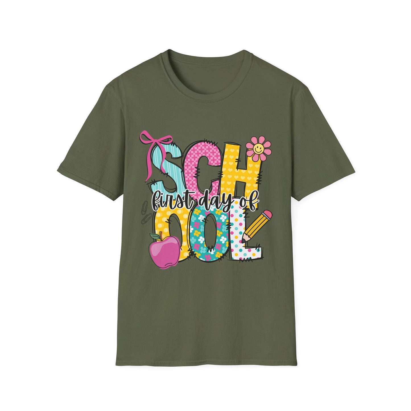 School Mom T‑Shirt — Cute Colorful "School Mom" Back-to-School Tee