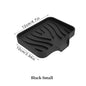 1-Pack Silicone Drain Soap Box Kitchen Bathroom Anti-slip Sink Tray