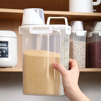 4pcs/set Airtight Food Storage Container with Lid  Ideal for Grain,