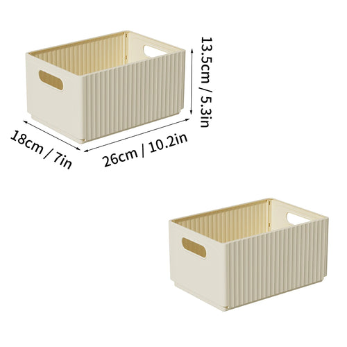 WORTHBUY Cabinet Folding Storage Box With Handle Multi-functional