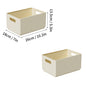 WORTHBUY Cabinet Folding Storage Box With Handle Multi-functional
